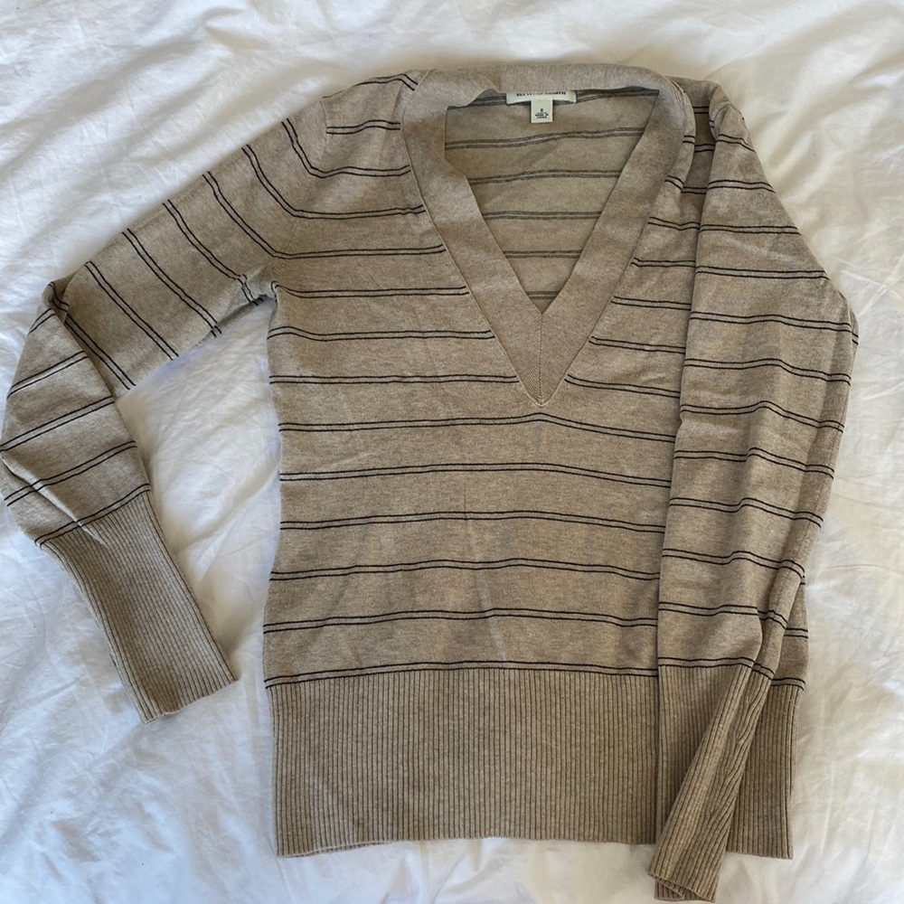 Banana republic silk cotton v neck sweater